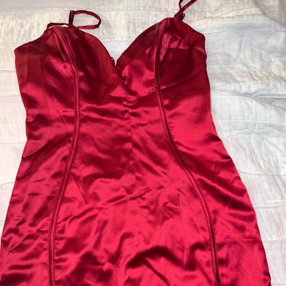 Oh Polly burgundy dress size uk8 us 4 new never used